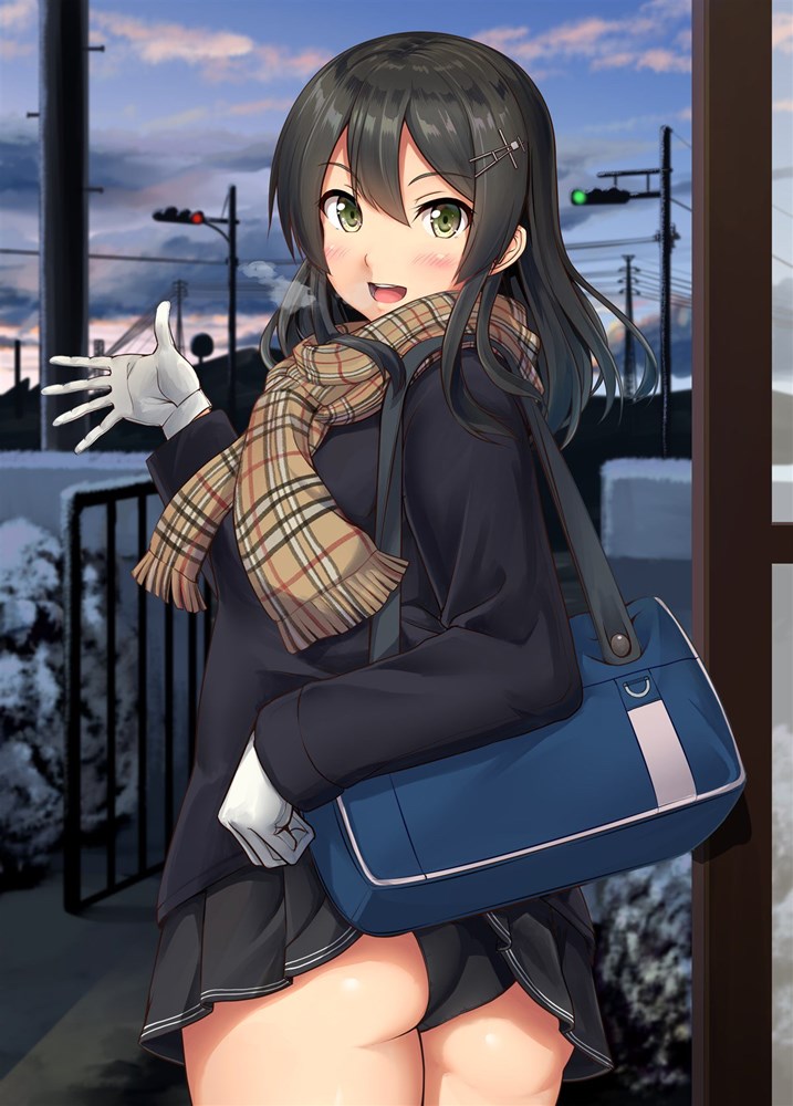 【めくり】パンチラ・パンモロ二次エロ画像でﾊｧﾊｧスレ【座り】　その３